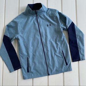Under Armour Lightweight Full Zip Polyester Windbreaker Jacket Size Small